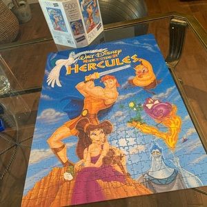 Disney Jigsaw Puzzle 500 Blockbuster Hercules Hades Pegasus Megara